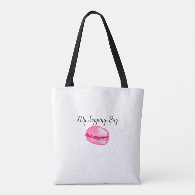Sweet doughnuts with icing pattern tote bag (Back)
