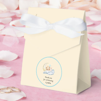 Sweet dream teddy bear Boy baby Shower Favour Box