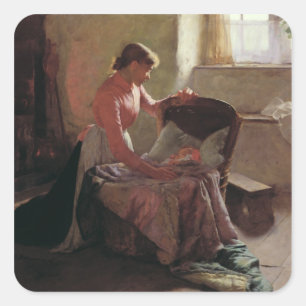 Sweet Dreams, 1892 Square Sticker