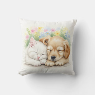 Sweet Dreams Among Flowers Cushion