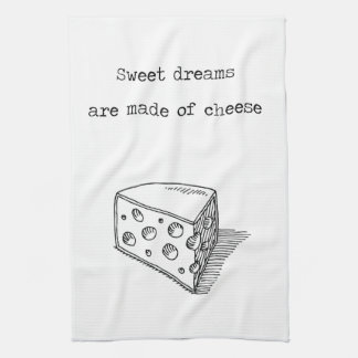 Sweet Dreams Are Made Of Cheese Cheese Lover Towel