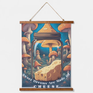 Sweet Dreams Are Made of Cheese Hanging Tapestry