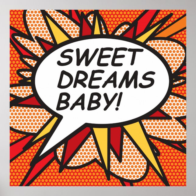 SWEET DREAMS BABY! Comic Book Poster (Front)