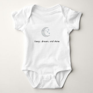 Sweet Dreams Baby - Crescent Moon & Stars Baby Out Bodysuit