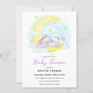 Sweet Dreams Baby Shower Invitation