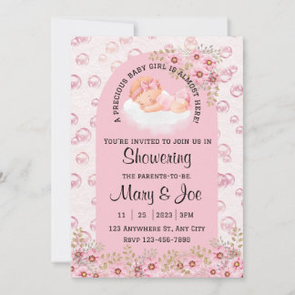 Sweet Dreams Baby Shower Invitation