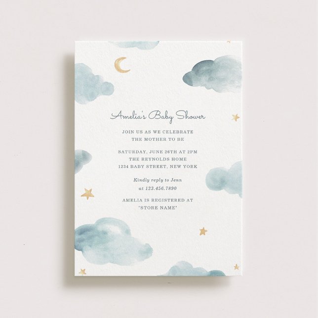 Sweet Dreams Baby Shower Invite (Creator Uploaded)