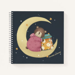Sweet Dreams: Bear & Honey Illustration Notebook