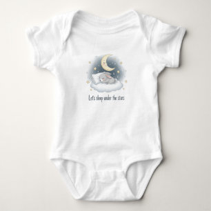 Sweet Dreams Bunny - Lunar Rocker Baby Bodysuit
