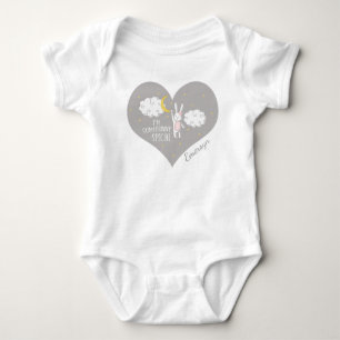 "Sweet Dreams Bunny" Personalised Baby Bodysuit