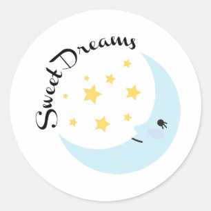 Sweet Dreams Classic Round Sticker