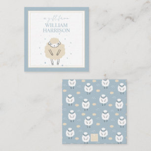 Sweet Dreams Counting Sheep Baby Gift Enclosure Card