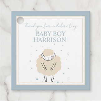 Sweet Dreams Counting Sheep Baby Gift Enclosure Favour Tags