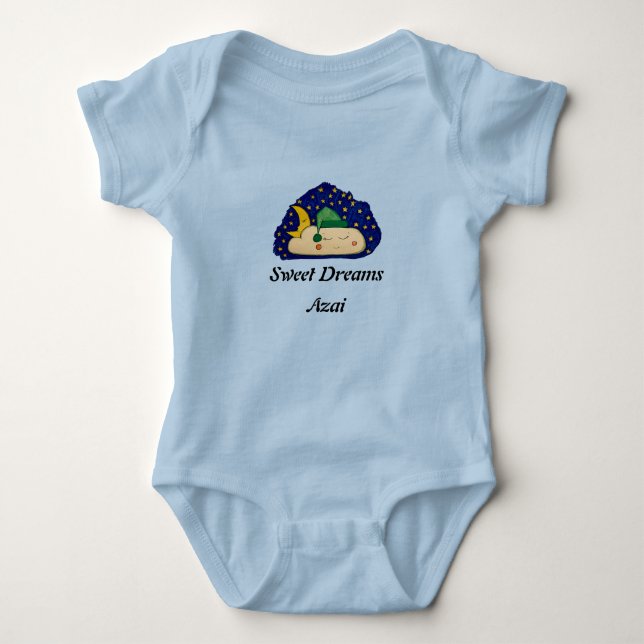 Sweet Dreams Customisable Baby Bodysuit (Front)
