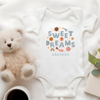 Sweet Dreams Cute Moon Stars Personalised Name