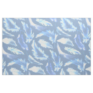sweet dreams  - cyanotype feathers : fabric