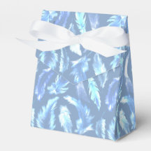 sweet dreams - cyanotype watercolor feathers :