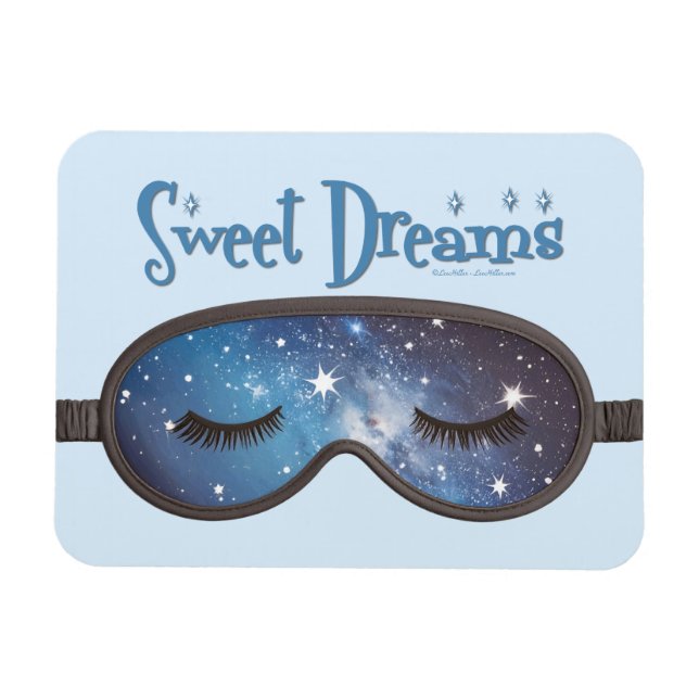 Sweet Dreams Face Mask Magnet (Horizontal)