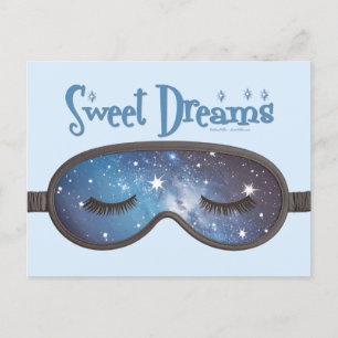 Sweet Dreams Face Mask Postcard