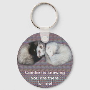 Sweet Dreams Ferrets Key Ring