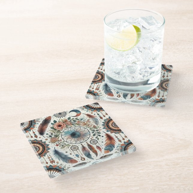 Sweet Dreams Glass Coaster (Angled)
