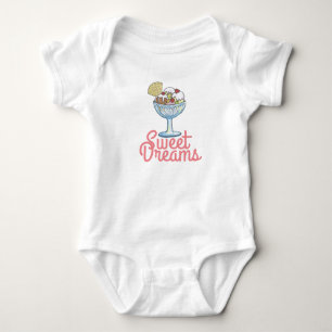Sweet Dreams - Ice Cream Sundae Baby Bodysuit