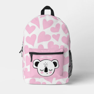 Sweet Dreams Koala Printed Backpack