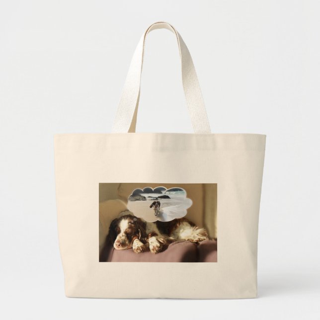 Sweet Dreams Large Tote Bag (Front)