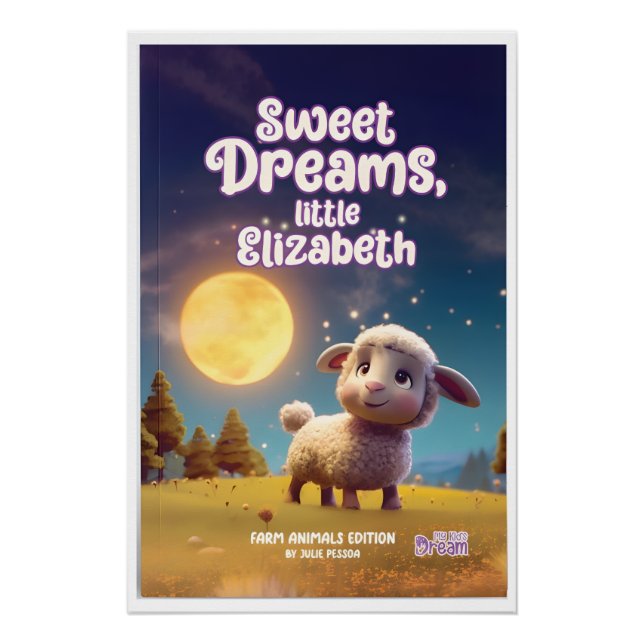 Sweet Dreams Little Name Poster (Front)
