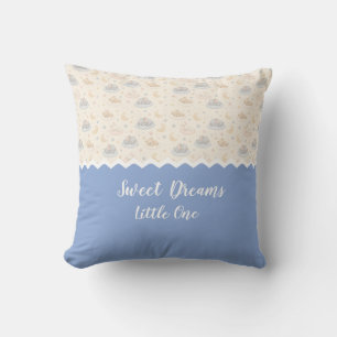 Sweet Dreams Little One Cute Sleepy Bear Pattern B Cushion