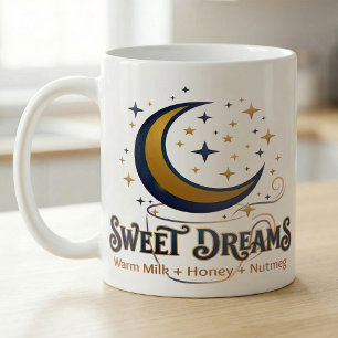 Sweet Dreams Moonlit Warm Milk Night Routine Coffee Mug