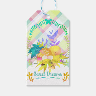 Sweet Dreams Nesting Bird Baby  Gift Tags