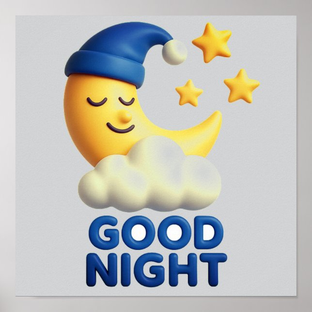 Sweet dreams nursery poster (Front)