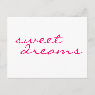 sweet dreams postcard