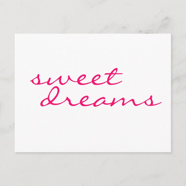 sweet dreams postcard (Front)