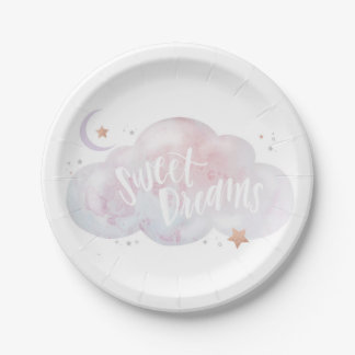 Sweet Dreams Slumber Party Plates