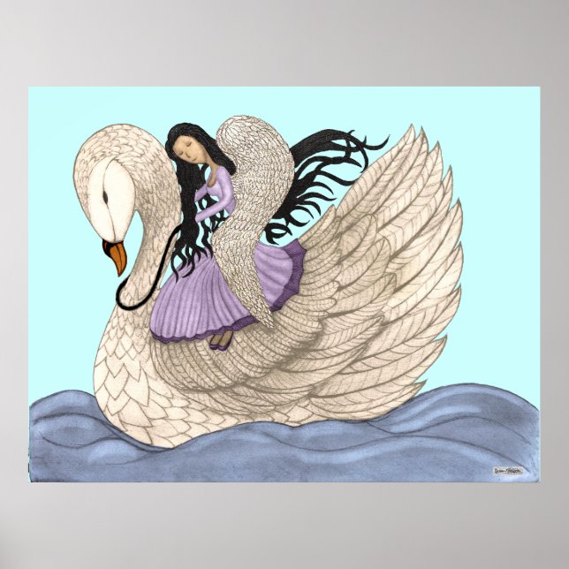 Sweet Dreams (The Angel & The Swan) (Full Colour) Poster (Front)