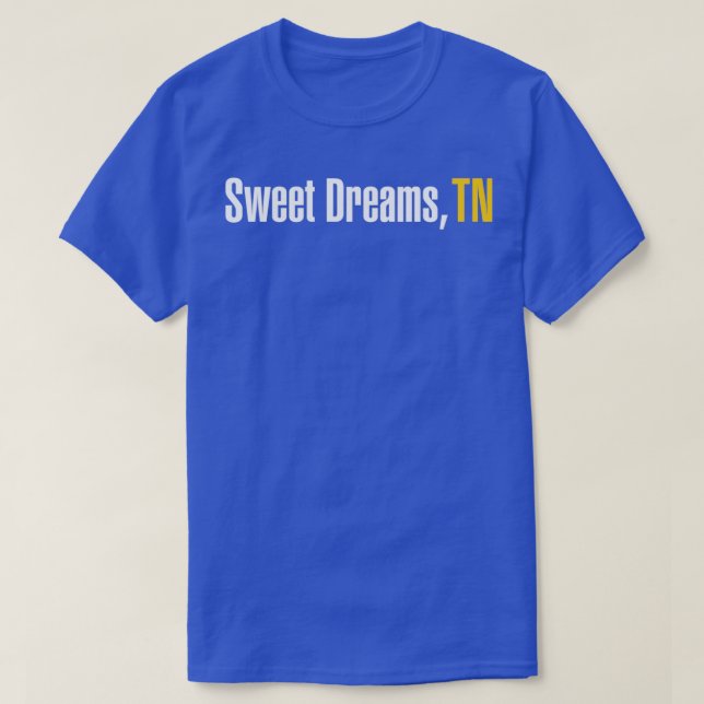 Sweet Dreams TN Black T-Shirt (Design Front)