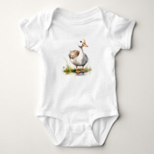 Sweet Duck, Farm Animal, Baby Shower  Bodysuit