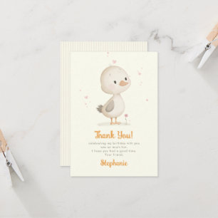 Sweet Duckling Birthday Invitation