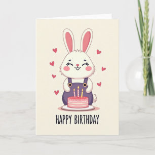 Sweet Eared Creature Birthday Card