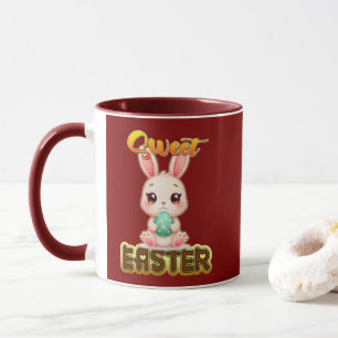 Sweet Easter Bunny – Cute Chocolate - caneca Mug