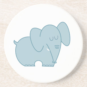 Sweet Elephant (Blue) Coaster