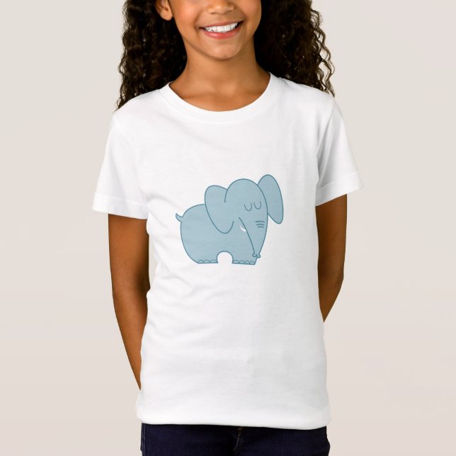 Sweet Elephant (Blue) T-Shirt (Front)