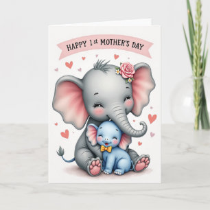 Sweet Elephant Love Card