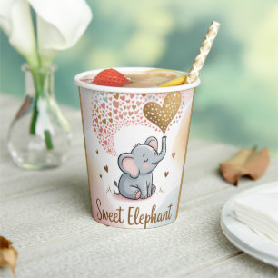 Sweet Elephant  Paper Cups