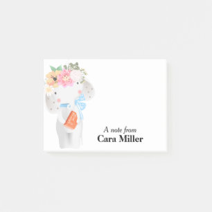 Sweet Elephant Personalised Post-it Notes