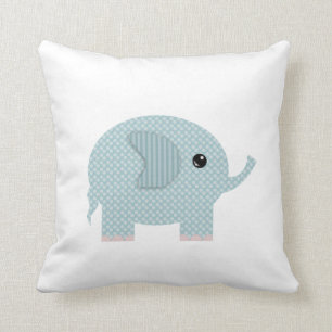 Sweet Elephants Nursery Decor Cushion