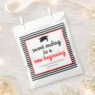 Sweet Ending to a New Beginning Graduation Favour Bags