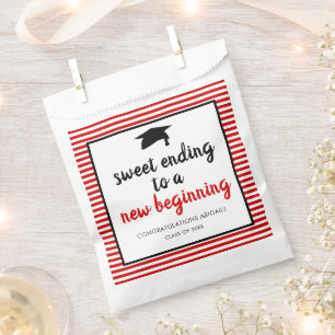Sweet Ending to a New Beginning Graduation Favour Favour Bags